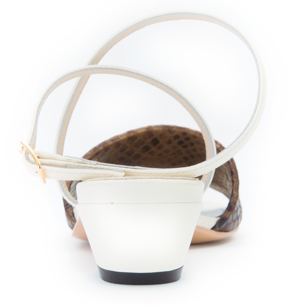 Lisa ブロンズ × アイボリー うしろ Lisa ブロンズ × アイボリー うしろ画像