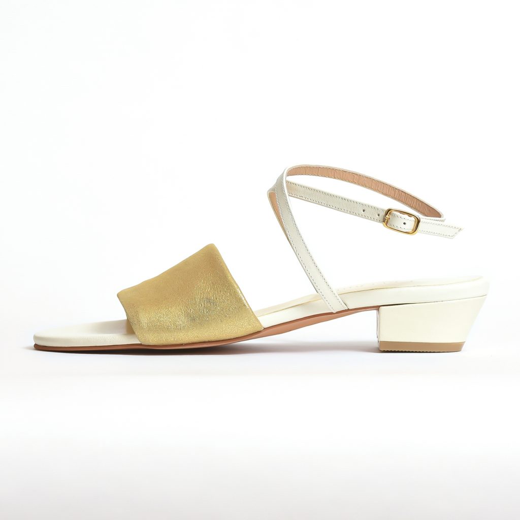 Lisa ゴールドxアイボリー 横 Lisa ゴールドxアイボリー 横画像